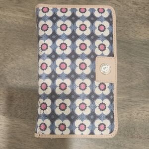 Spartina 449 Natural Linen Leather Wallet